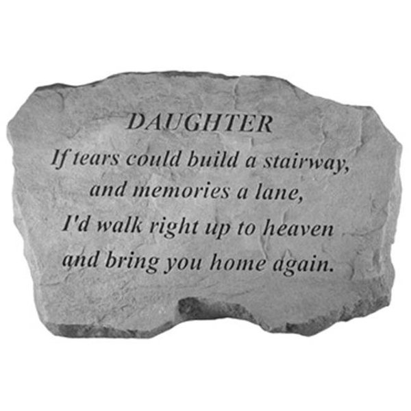 Kay Berry Inc Kay Berry- Inc. 99420 Daughter-If Tears Could Build A Stairway - Memorial - 16 Inches x 10.5 Inches x 1.5 Inches 99420